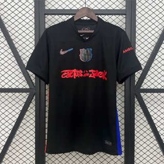 Thailandia Maglia Barcellona Seconda Limited Edition Travis Scott 2024-2025 Rosso
