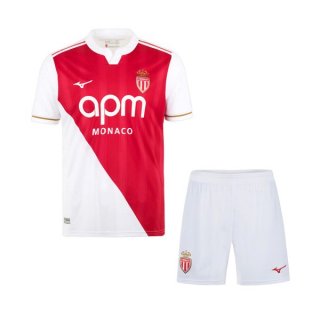 Maglia AS Monaco Home Bambino 2025-2026