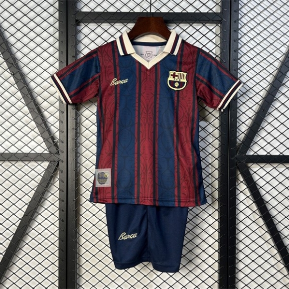 Maglia Barcellona Special Edition Bambino 2025-2026 Rosso Blu