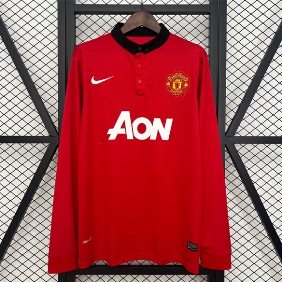 Thailandia Maglia M-U Home ML Retro 2013-2014