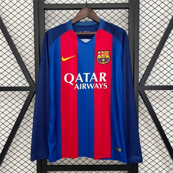 Thailandia Maglia Barcellona Home ML Retro 2014-2015