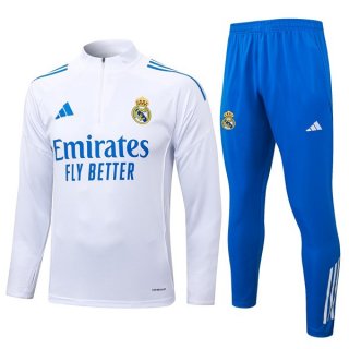 Felpa Allenamento Real Madrid 2025-2026 Bianco 5