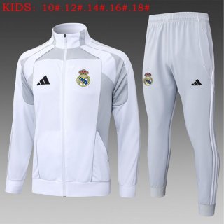 Bambino Giacca Real Madrid 2025-2026 Bianco 8