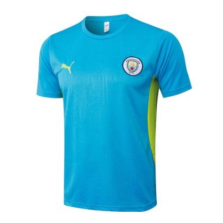 Maglia Formazione Barcellona Manchester City 2025-2026 Blu 3