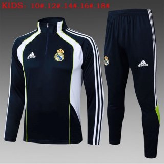 Bambino Felpa Allenamento Real Madrid 2025-2026 Blu 4