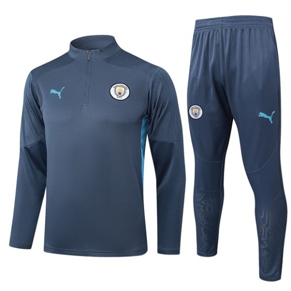 Felpa Allenamento Manchester City 2025-2026 Grigio 5