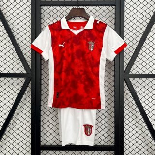 Maglia Braga Home Bambino 2025-2026
