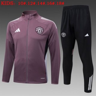 Bambino Giacca Manchester United 2025-2026 Porpora 5