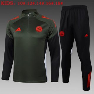 Bambino Felpa Allenamento Bayern Monaco 2025-2026 Verde 5