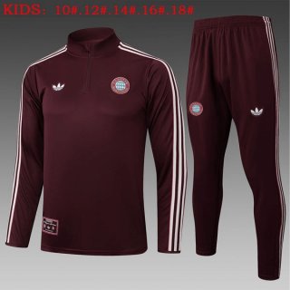 Bambino Felpa Allenamento Bayern Monaco 2025-2026 Rosso 6