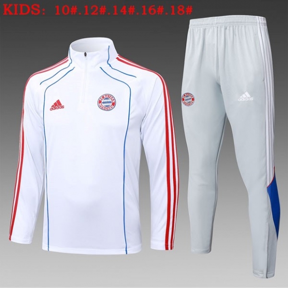 Bambino Felpa Allenamento Bayern Monaco 2025-2026 Bianco 5