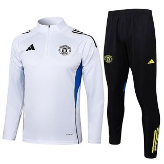 Felpa Allenamento Manchester United 2025-2026 Bianco 5