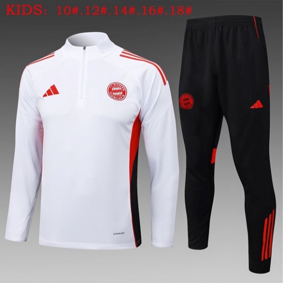 Bambino Felpa Allenamento Bayern Monaco 2025-2026 Bianco 6
