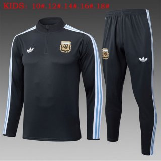 Bambino Felpa Allenamento Argentina 2025-2026 Grigio 5
