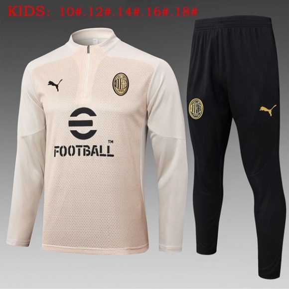 Bambino Felpa Allenamento AC Milan 2025-2026 Giallo 5