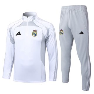 Felpa Allenamento Real Madrid 2025-2026 Bianco 6