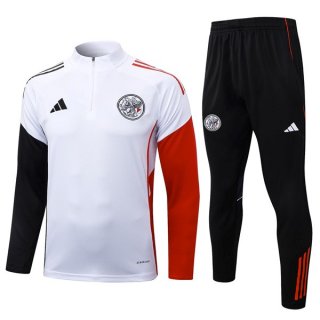 Felpa Allenamento Ajax 2025-2026 Bianco 5