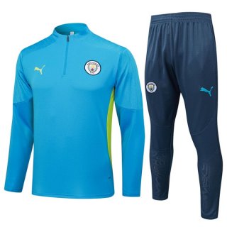 Felpa Allenamento Manchester City 2025-2026 Blu 5