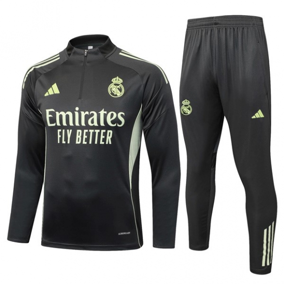 Felpa Allenamento Real Madrid 2025-2026 Grigio