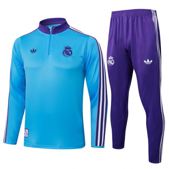 Felpa Allenamento Real Madrid 2025-2026 Blu 4