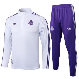 Felpa Allenamento Real Madrid 2025-2026 Bianco 4