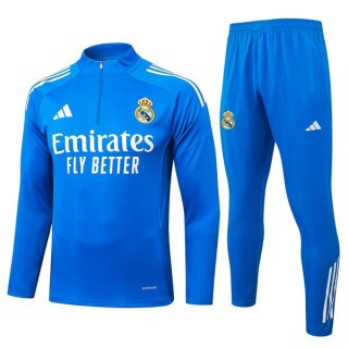 Felpa Allenamento Real Madrid 2025-2026 Blu 5