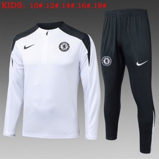 Bambino Felpa Allenamento Chelsea 2025-2026 Bianco 5
