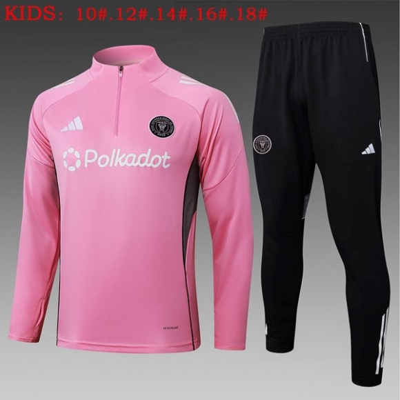 Bambino Felpa Allenamento Inter Miami 2025-2026 Rosa 5