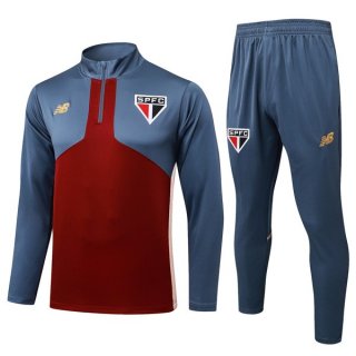 Felpa Allenamento Sao Paulo 2025-2026 Rosso Grigio