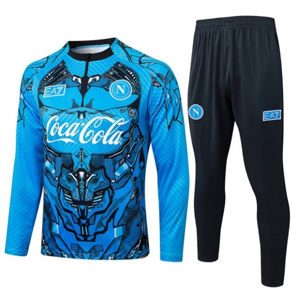 Felpa Allenamento Napoli 2025-2026 Blu 5