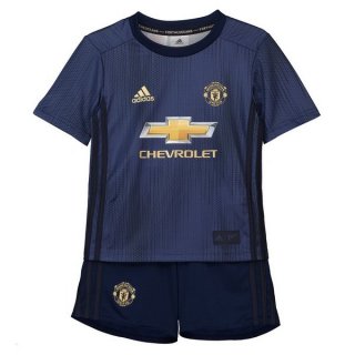 Maglia Manchester United Terza Bambino 2018/19 Blu