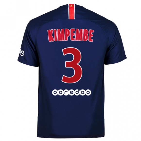 Maglia Paris Saint Germain Home Kimpembe 2018/19 Blu