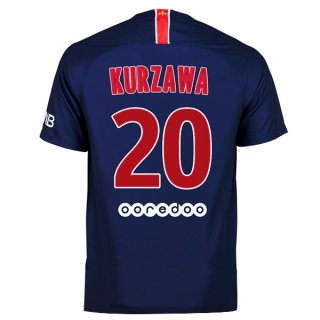 Maglia Paris Saint Germain Home Kurzawa 2018/19 Blu