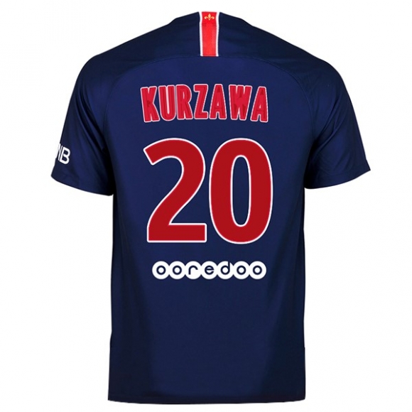 Maglia Paris Saint Germain Home Kurzawa 2018/19 Blu