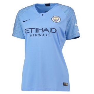 Maglia Manchester City Home Donna 2018/19 Blu