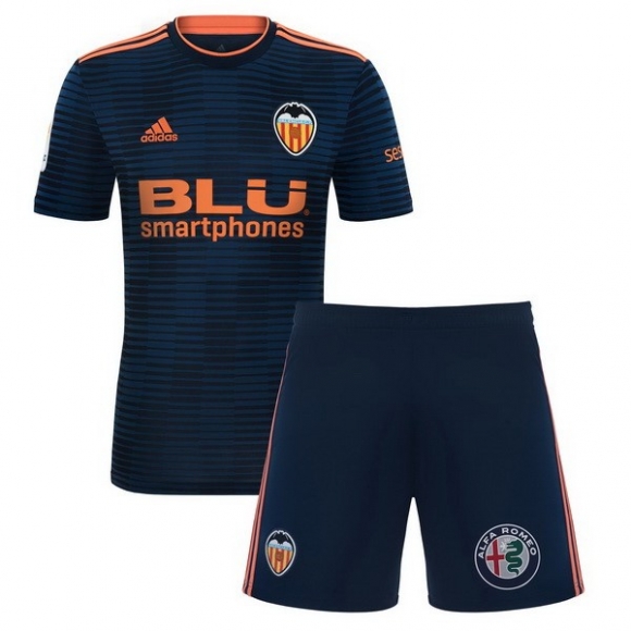 Maglia Valencia Away Bambino 2018/19 Blu