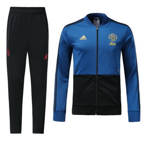 Felpa Manchester United 2018/19 Blu