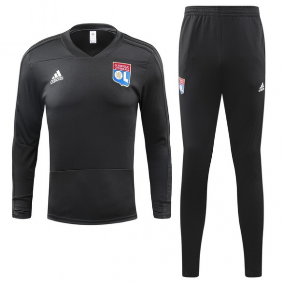 Felpa Lyon 2018/19 Nero