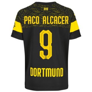 Maglia Borussia Dortmund Away Paco Alcacer 2018/19 Nero