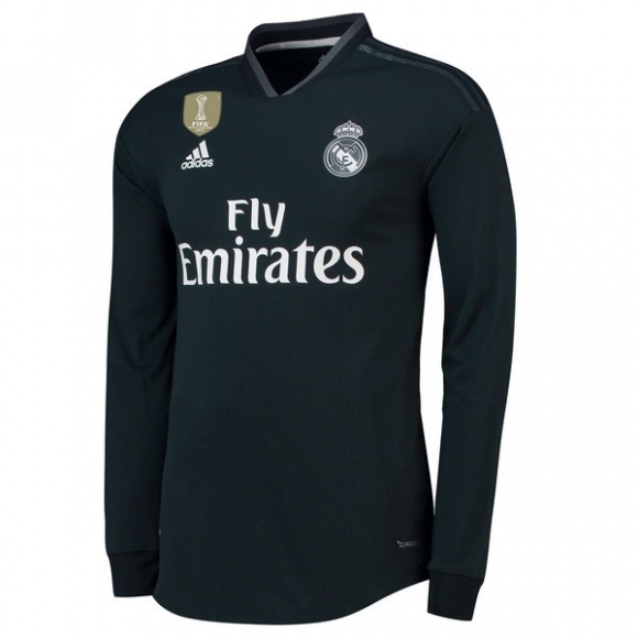 Maglia Real Madrid Away ML 2018/19 Nero