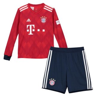Maglia Bayern Munich Home ML Bambino 2018/19 Rosso