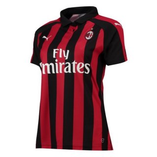 Maglia AC Milan Home Donna 2018/19 Rosso Nero