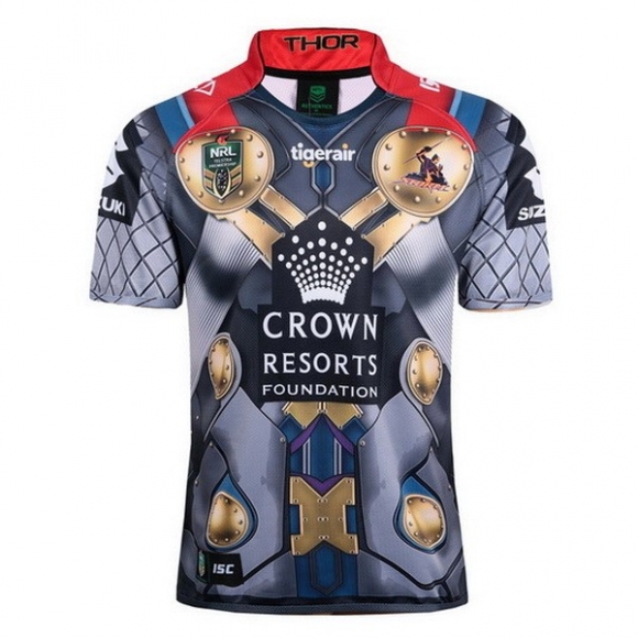 Maglia Melbourne Storm Thor 2017/18 Grigio