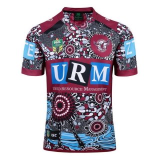 Maglia Manly Sea Eagles Indígena 2017/18 Rosso