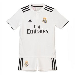 Maglia Real Madrid Home Bambino 2018/19 Bianco