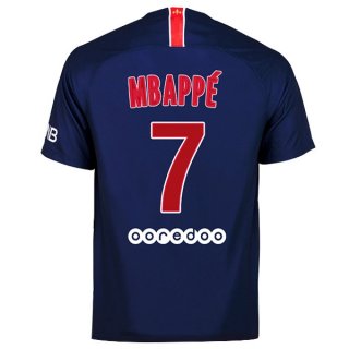 Maglia Paris Saint Germain Home Mbappe 2018/19 Blu