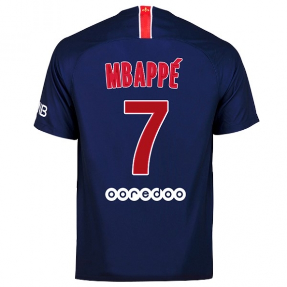 Maglia Paris Saint Germain Home Mbappe 2018/19 Blu
