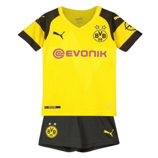 Maglia Borussia Dortmund Home Bambino 2018/19 Giallo