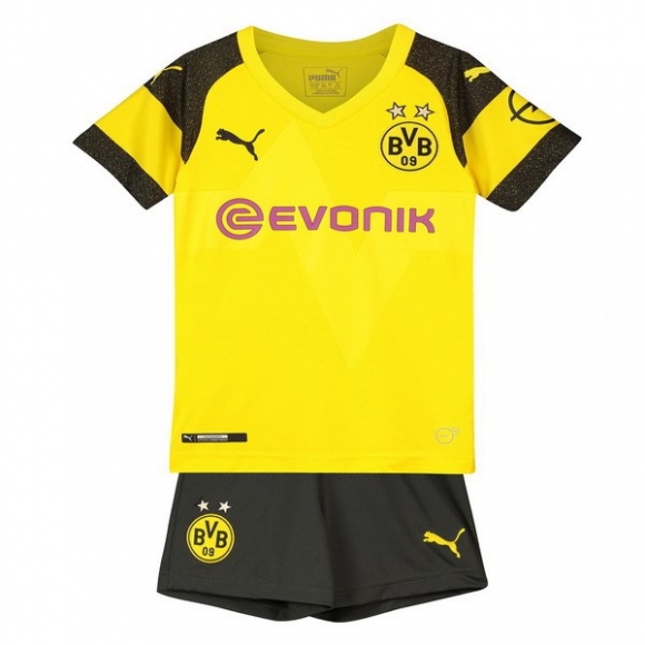 Maglia Borussia Dortmund Home Bambino 2018/19 Giallo