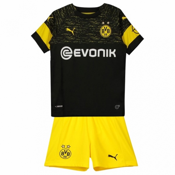 Maglia Borussia Dortmund Away Bambino 2018/19 Nero